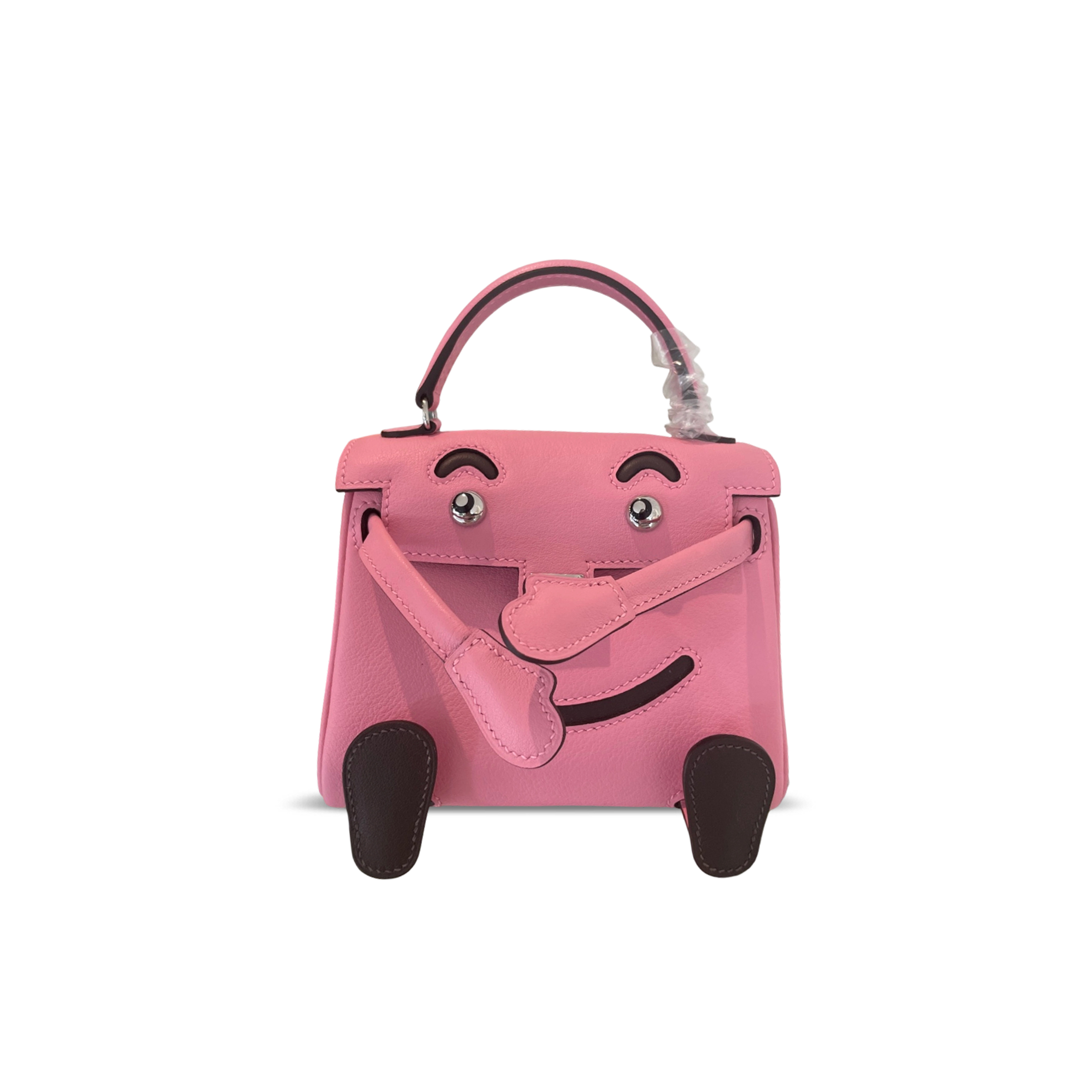 H**mes MASTER KELLY DOLL SWIFT PALLADIUM HARDWARE (16*12*7cm)